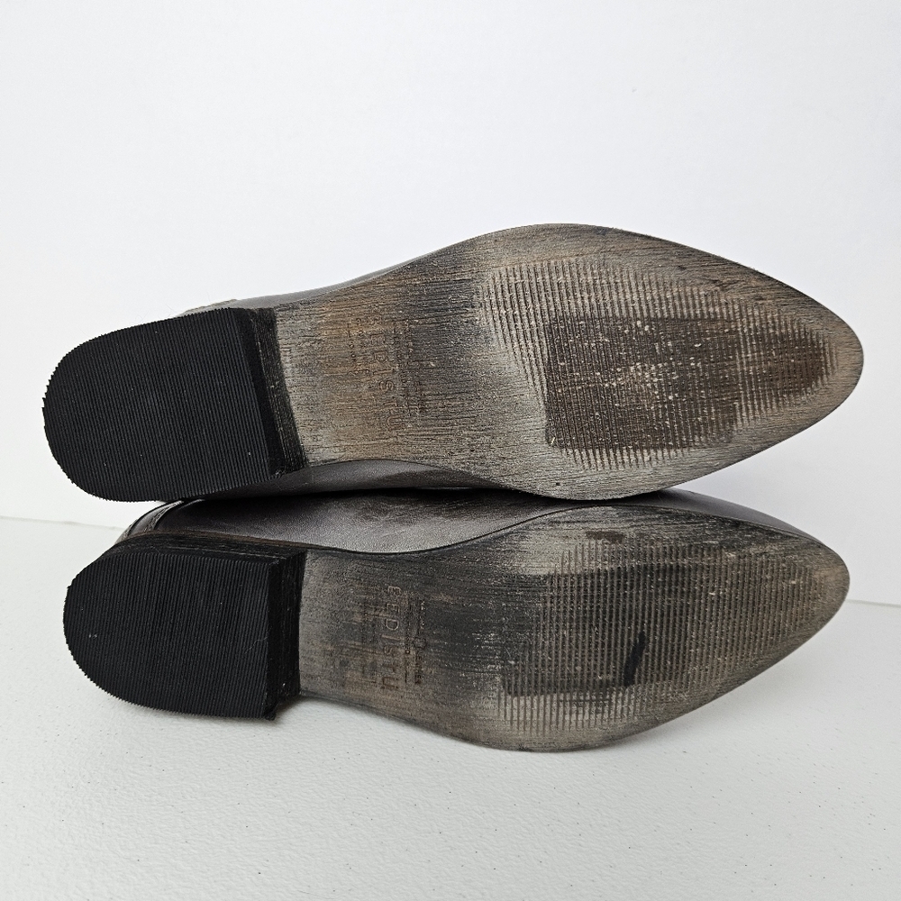 Bed Stu Ravine Booties Grey Rustic Natural Leather 6.5 - Picture 6 of 12